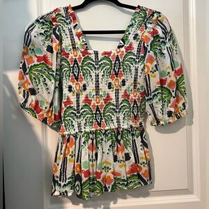 Emily McCarthy Square Neck Island Top Size XS